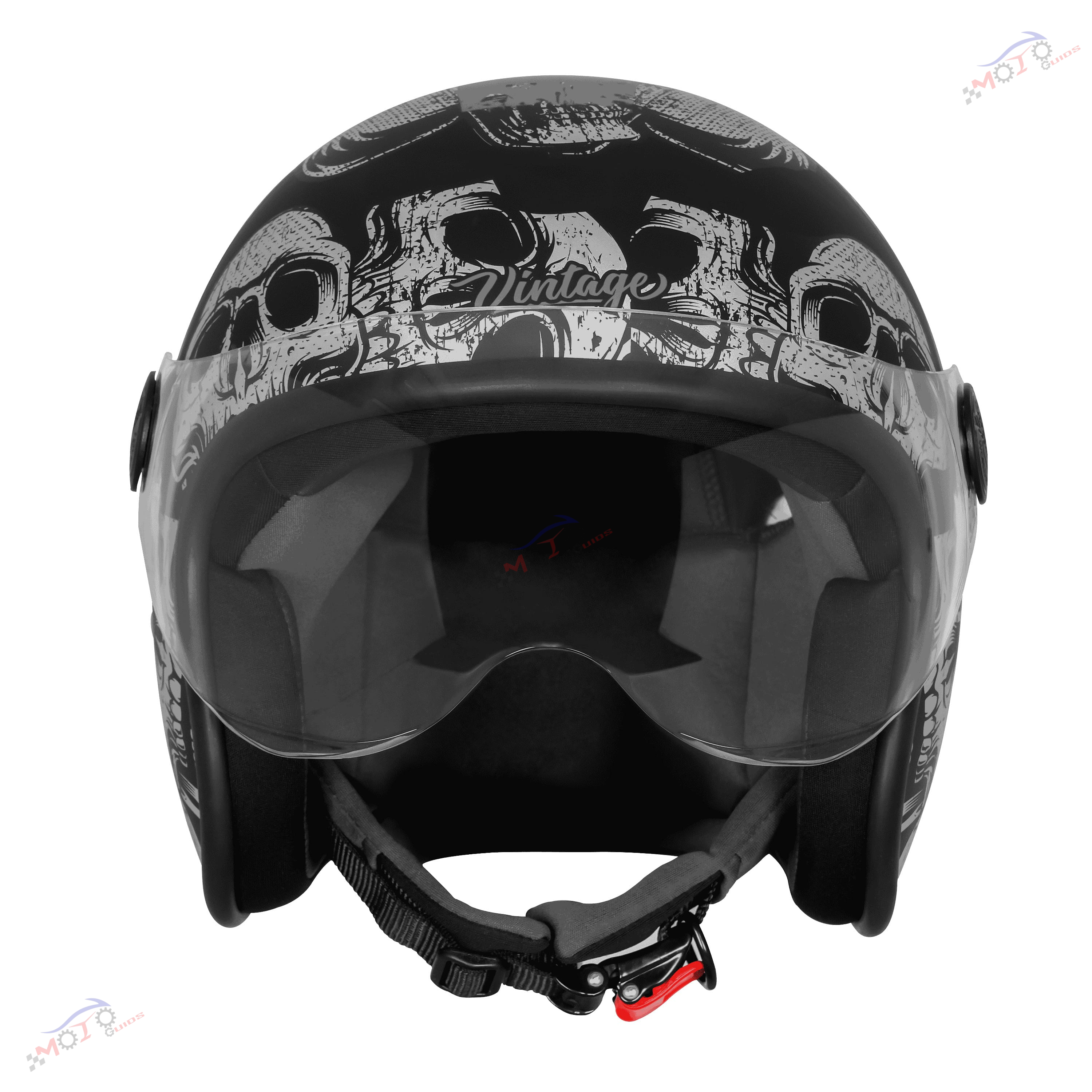 SBH-54 VINTAGE SKULL SMALL VISOR